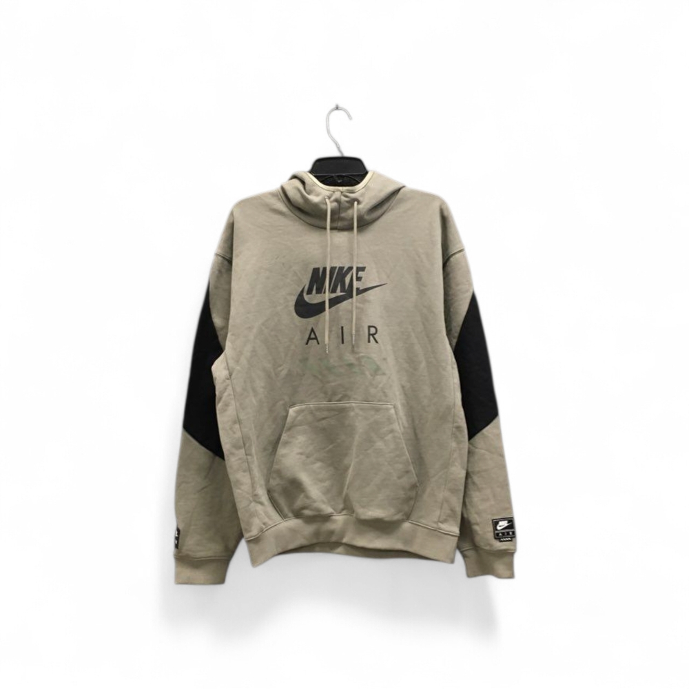 Nike Air Pullover Hoodie in Olive with Black Sleeve Panels